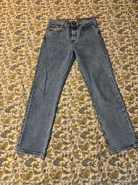 Levi's Wedgie Straight light blue jeans